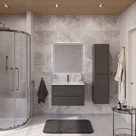 Шкаф-пенал Cezares Relax 40 RELAX-1500-2A-SO-GM оружейная сталь