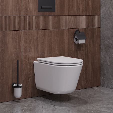 Подвесной унитаз Cezares Liner CZR-3808-53-TH-TOR/SC белый