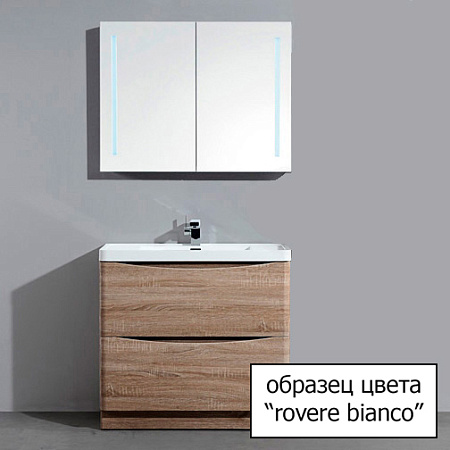 Мебель для ванной BelBagno Piramide 80 rovere bianco