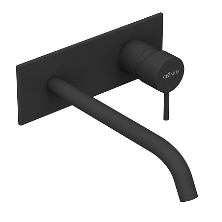 Смеситель для раковины Cezares Leaf LEAF-BLI1-L-NOP черный матовый