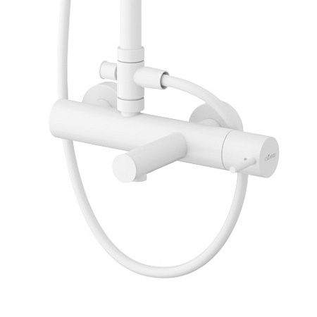 Душевая стойка Cezares Leaf LEAF-CVDA-30-L-BIO белый матовый