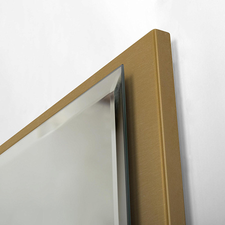 Зеркало Cezares 100х90 CZR-SPC-INT-1000-900-LED-TCH-WARM-BORO с подсветкой, брашированное золото