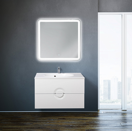 Тумба для комплекта BelBagno ONDA-800-2C-SO-BL bianco lucido