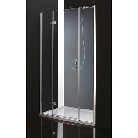 Дверь душевая Cezares Bergamo 120 BERGAMO-60/60-C-Cr-L-IV профиль хром, стекло прозрачное