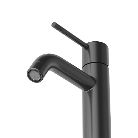 Смеситель для раковины Cezares Relax RELAX-LS1-NOP с донный клапаном, черный матовый