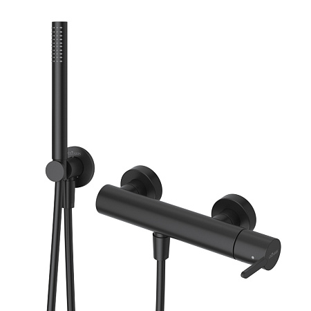 Смеситель для душа Cezares Leaf LEAF-D-NOP черный матовый