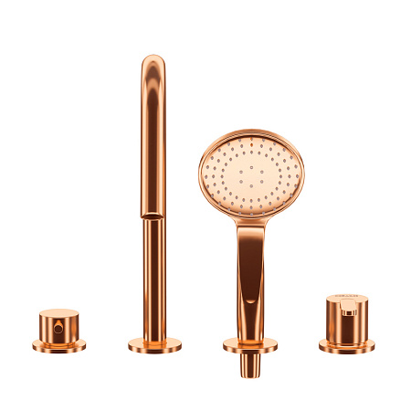 Смеситель на борт ванны Cezares Leaf LEAF-BVDM4-SS sunset