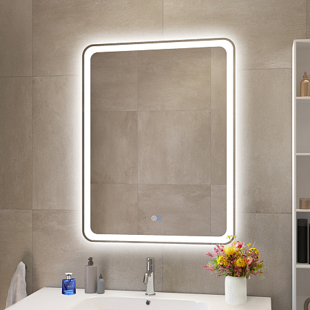 Зеркало Cezares 60х80 CZR-SPC-MC-600-800-RGB-TCH с подсветкой