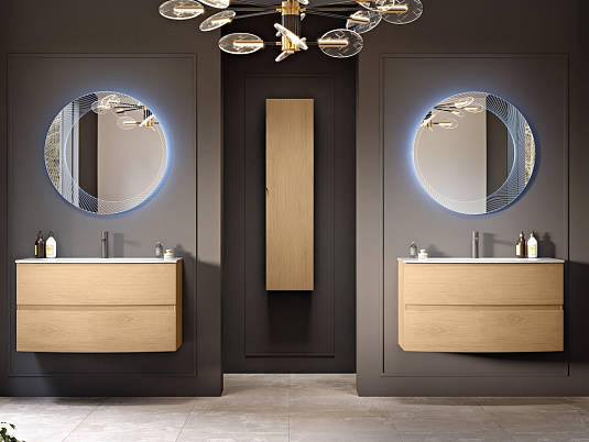 Зеркало Cezares 80х80 45053 с подсветкой