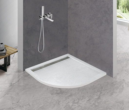 Душевой поддон Cezares 80х80 TRAY-AS-R-80-30-W белый